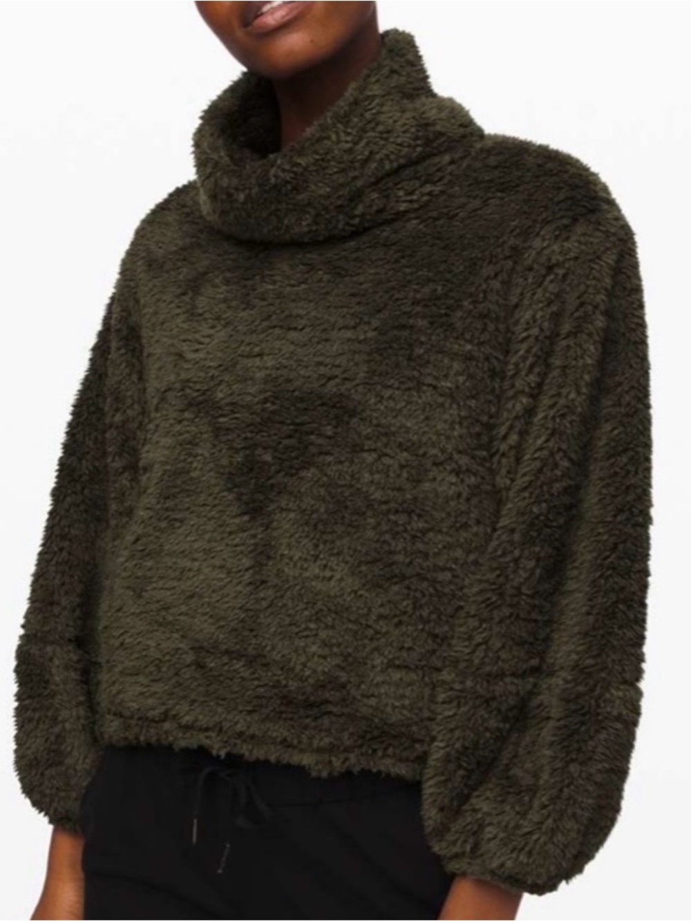Lululemon Warmth Restore Sherpa Pullover
Dark Olive Size L/XL